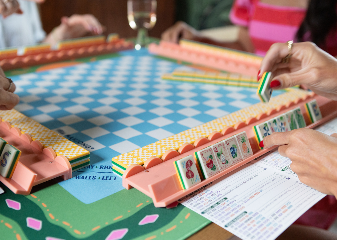 MISS OUT OF OFFICE: MAHJONG TILE SET