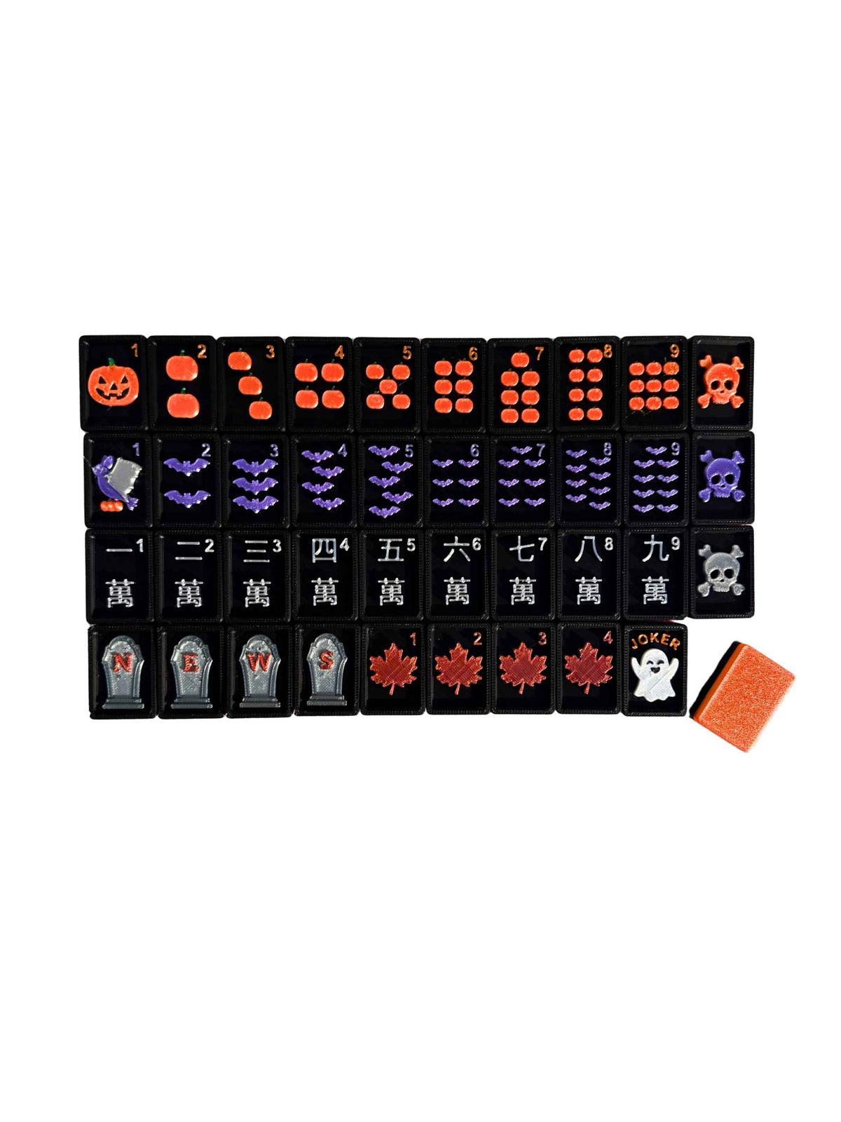 HALLOWEEN MAHJONG TILES