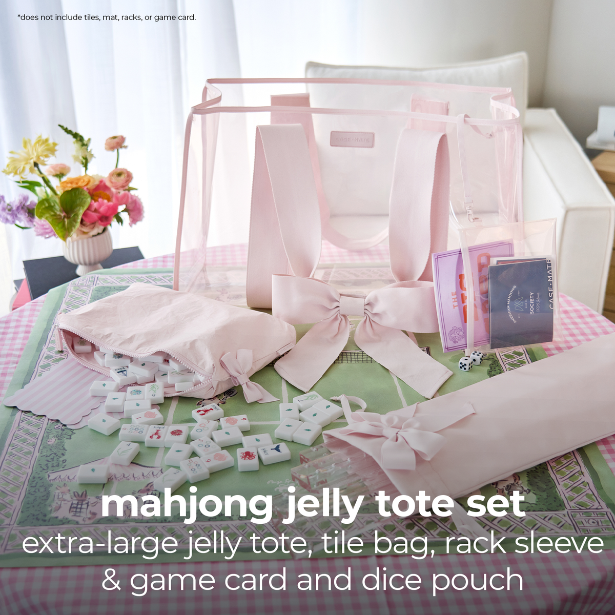Case-Mate Mahjong Jelly Tote Set