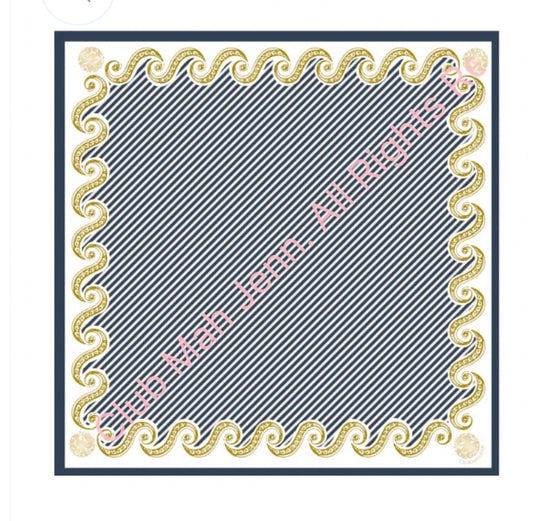 CLUB MAH JENN
Sirens Nautical
Leatherette Mat