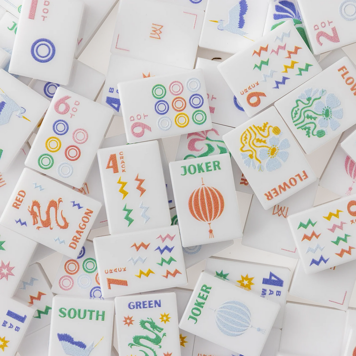Amahj Line
Original Stamped Travel Mahjong bundle with Mat