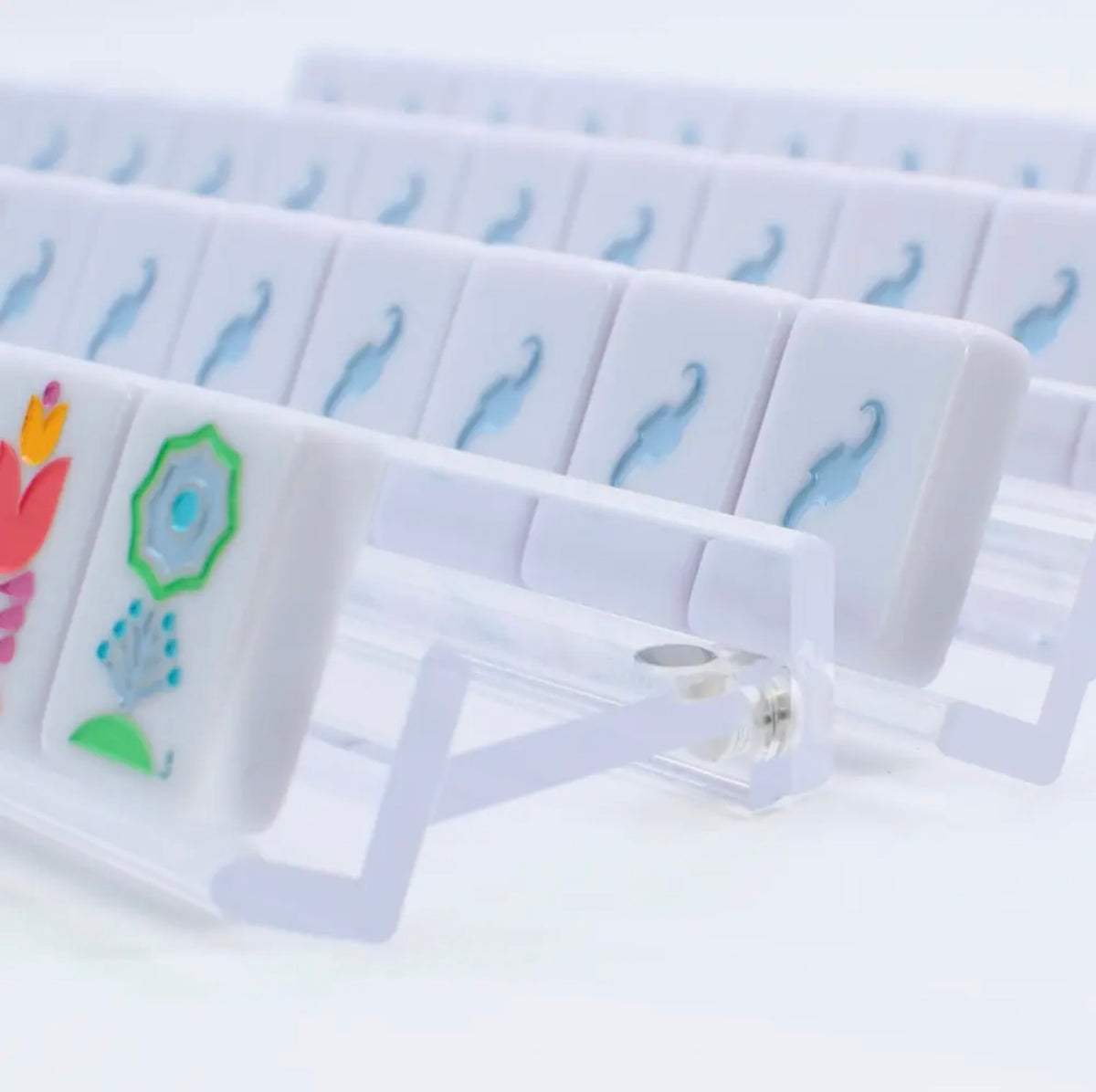My Fair Mahjang Mahjong Racks | Premium Clear 
Acrylic | 4 Racks + 4
Pushers