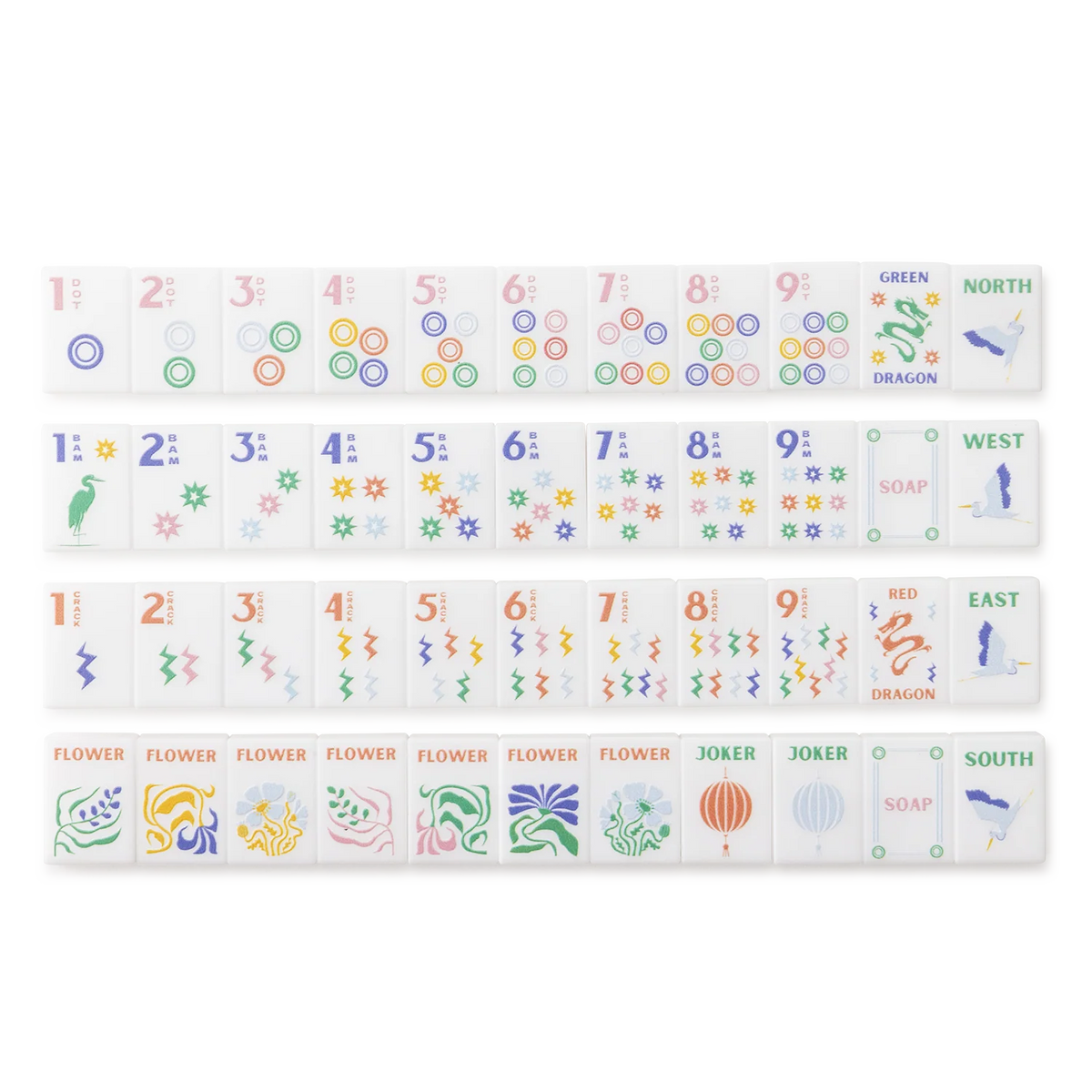 Amahj Line
Original Stamped Mahjong Tile bundle with Mat