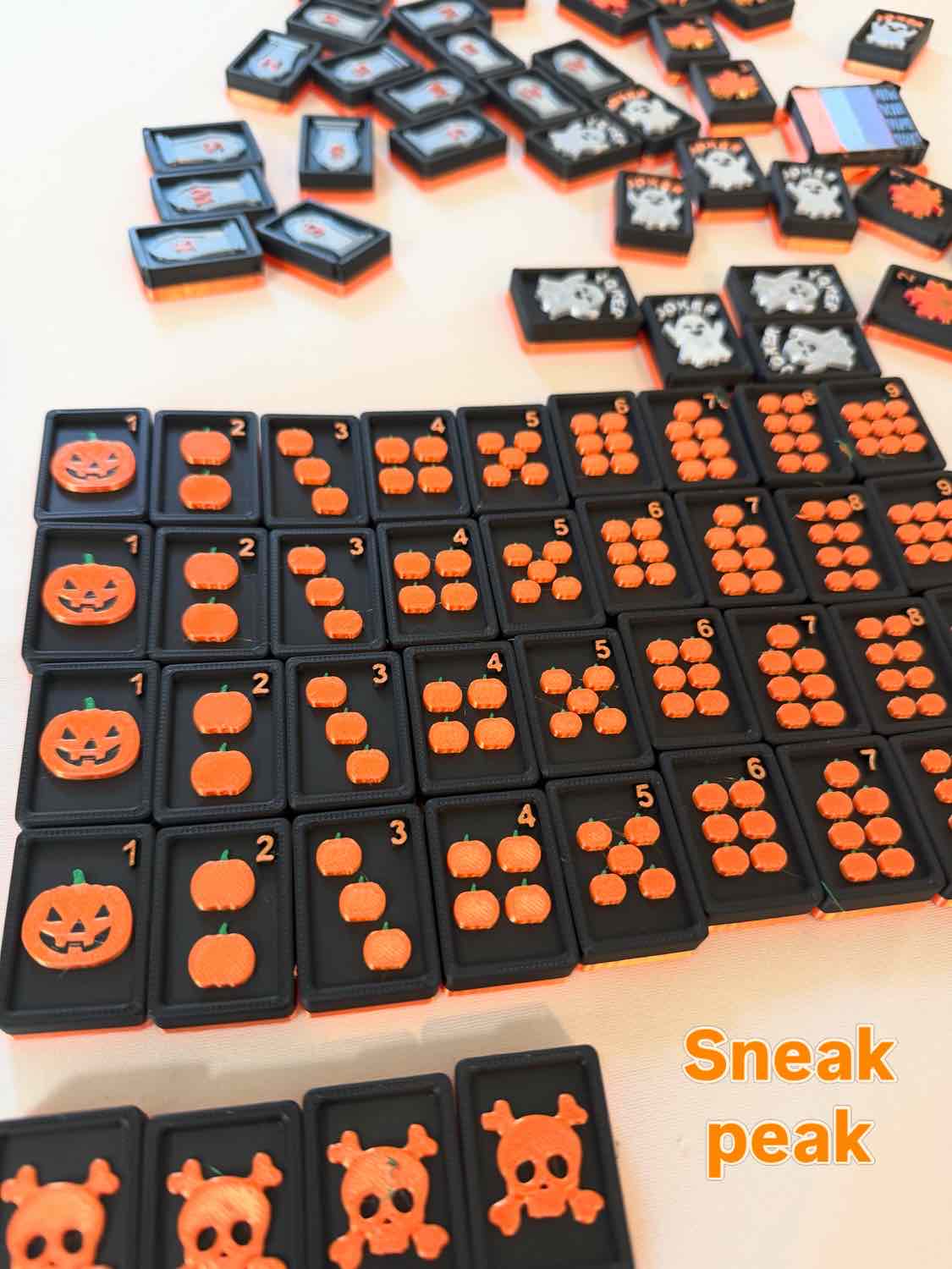 HALLOWEEN MAHJONG TILES