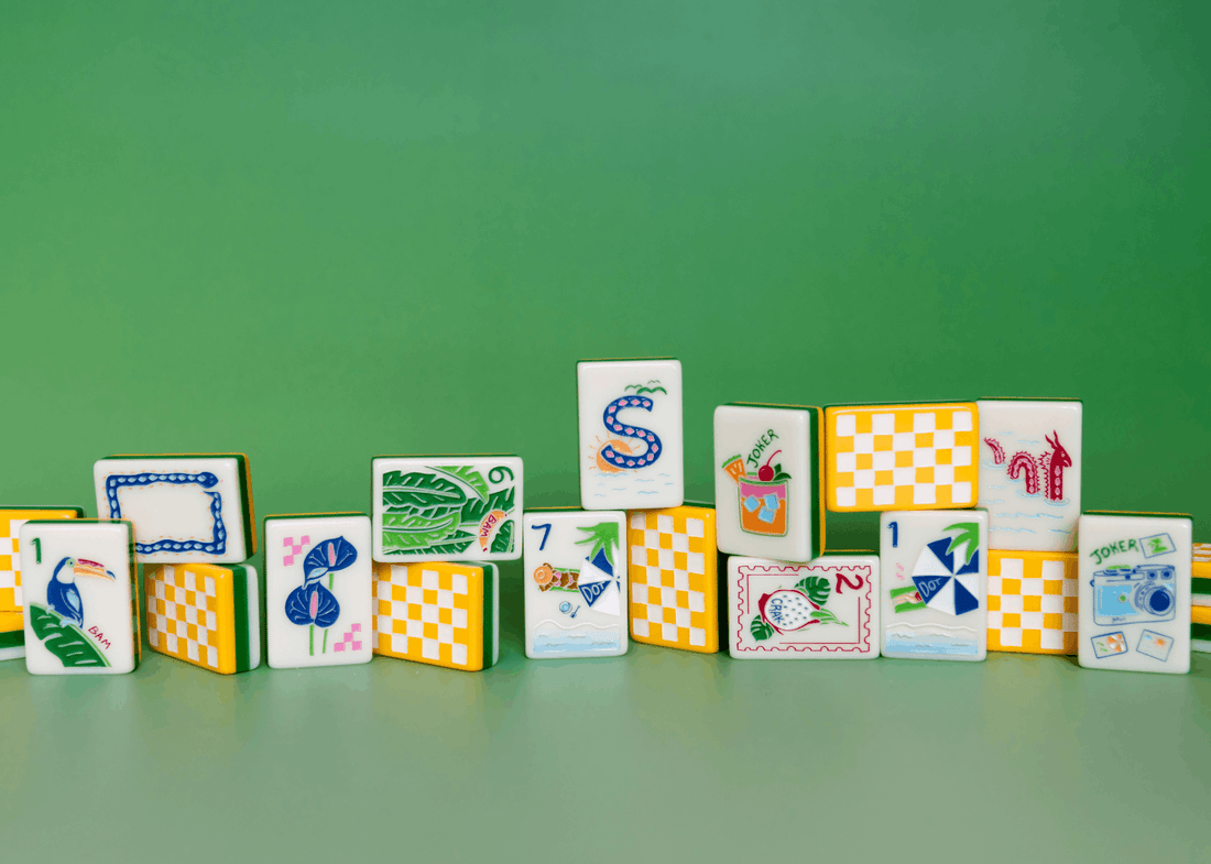 MISS OUT OF OFFICE: MAHJONG TILE SET