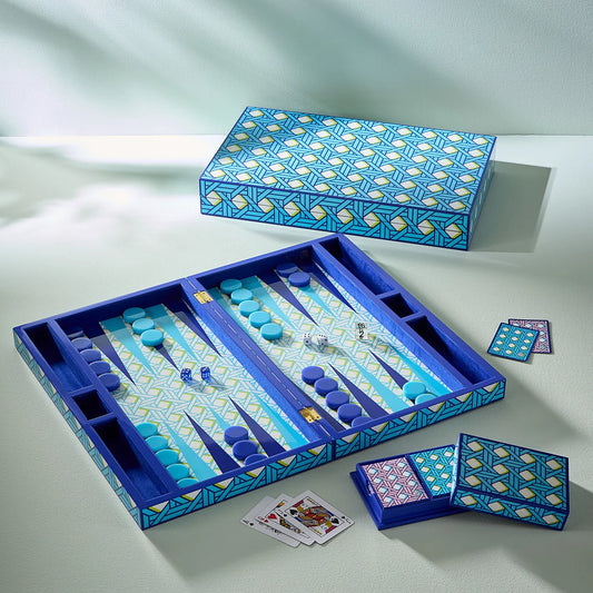 Basketweave backgammon ￼