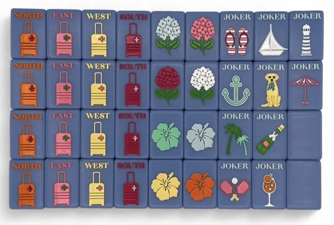 Bespoke X Gray Malin Beach Club Mahjong Tiles